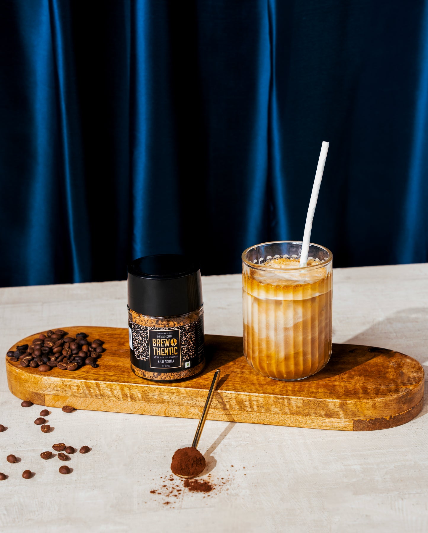 Brewthentic Premium Freeze-Dried 50g | 100% Pure Coffee |  Instant Coffee Granules