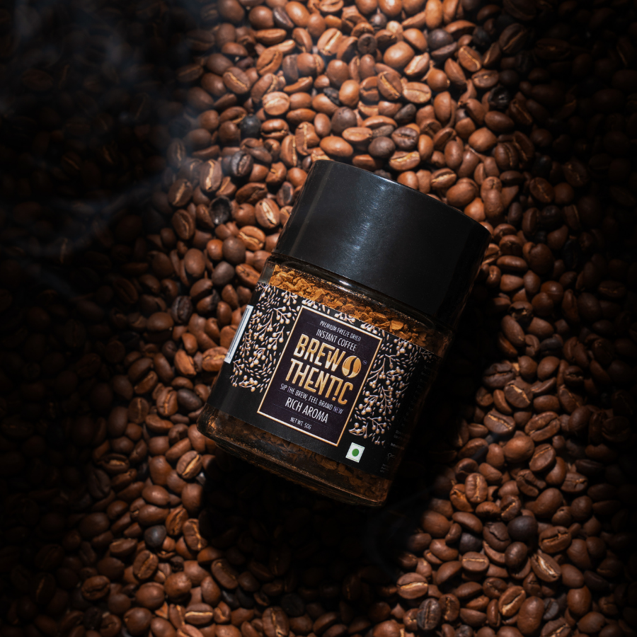Brewthentic Premium Freeze-Dried 50g | 100% Pure Coffee |  Instant Coffee Granules